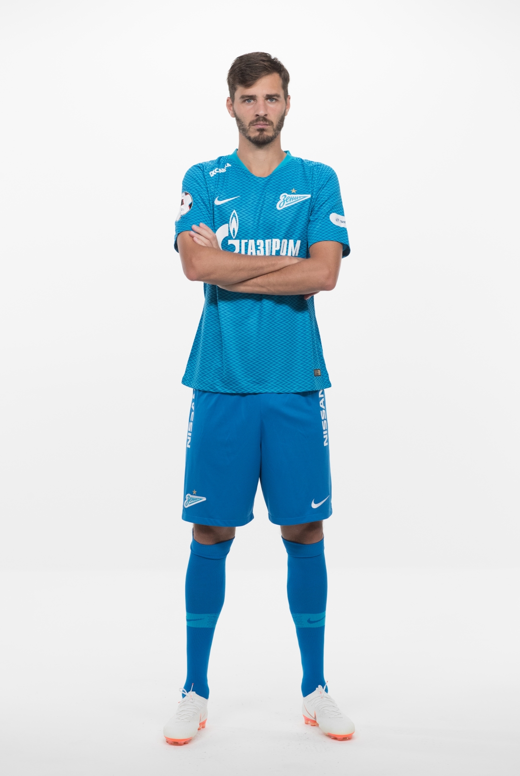 Фотосессия футболистов и тренеров основного состава ФК «Зенит» сезона 2018/19