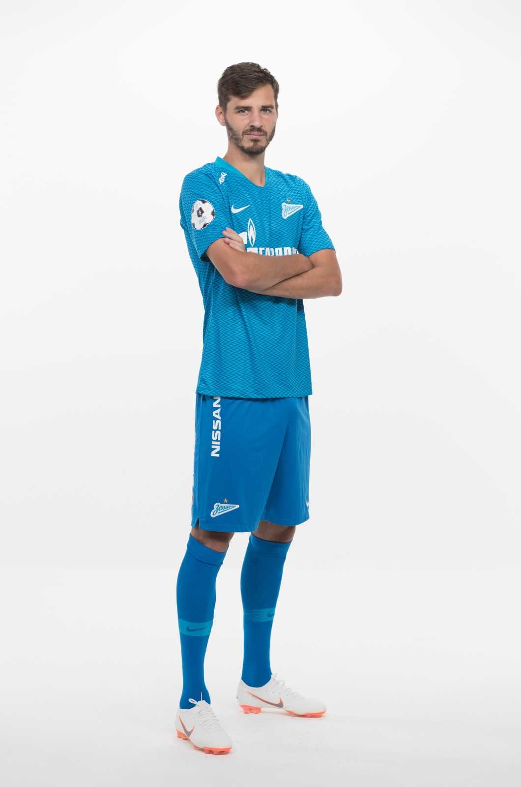 Фотосессия футболистов и тренеров основного состава ФК «Зенит» сезона 2018/19