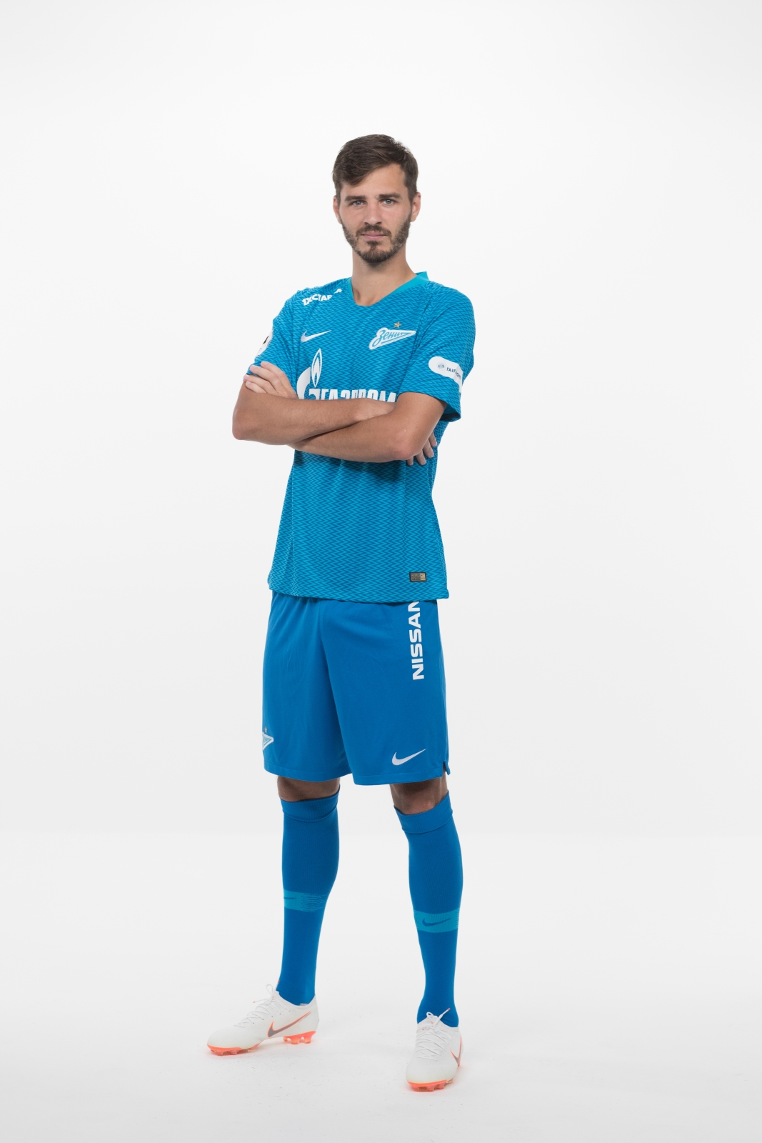 Фотосессия футболистов и тренеров основного состава ФК «Зенит» сезона 2018/19