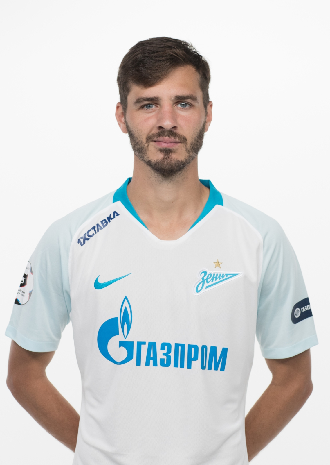 Фотосессия футболистов и тренеров основного состава ФК «Зенит» сезона 2018/19