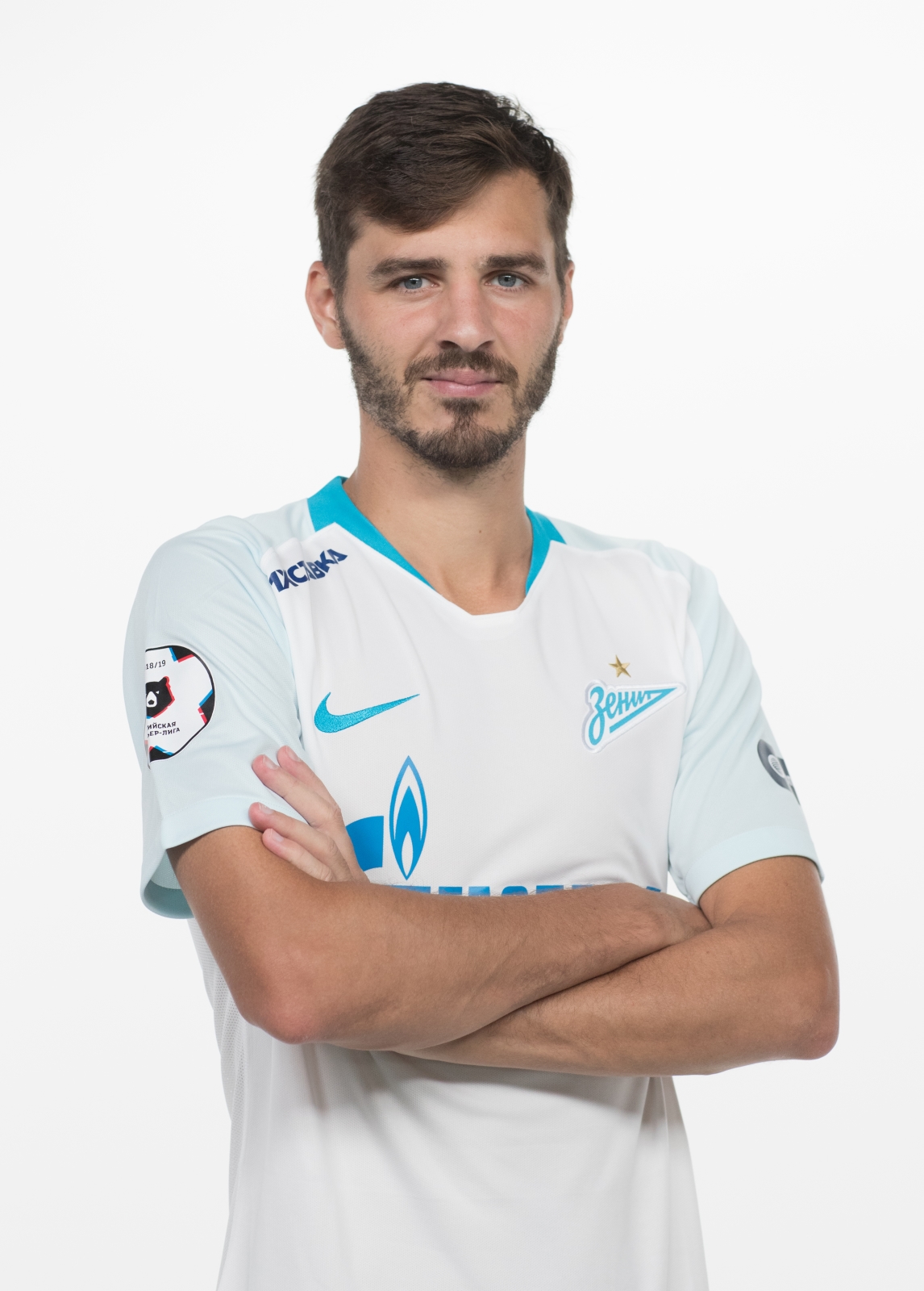 Фотосессия футболистов и тренеров основного состава ФК «Зенит» сезона 2018/19