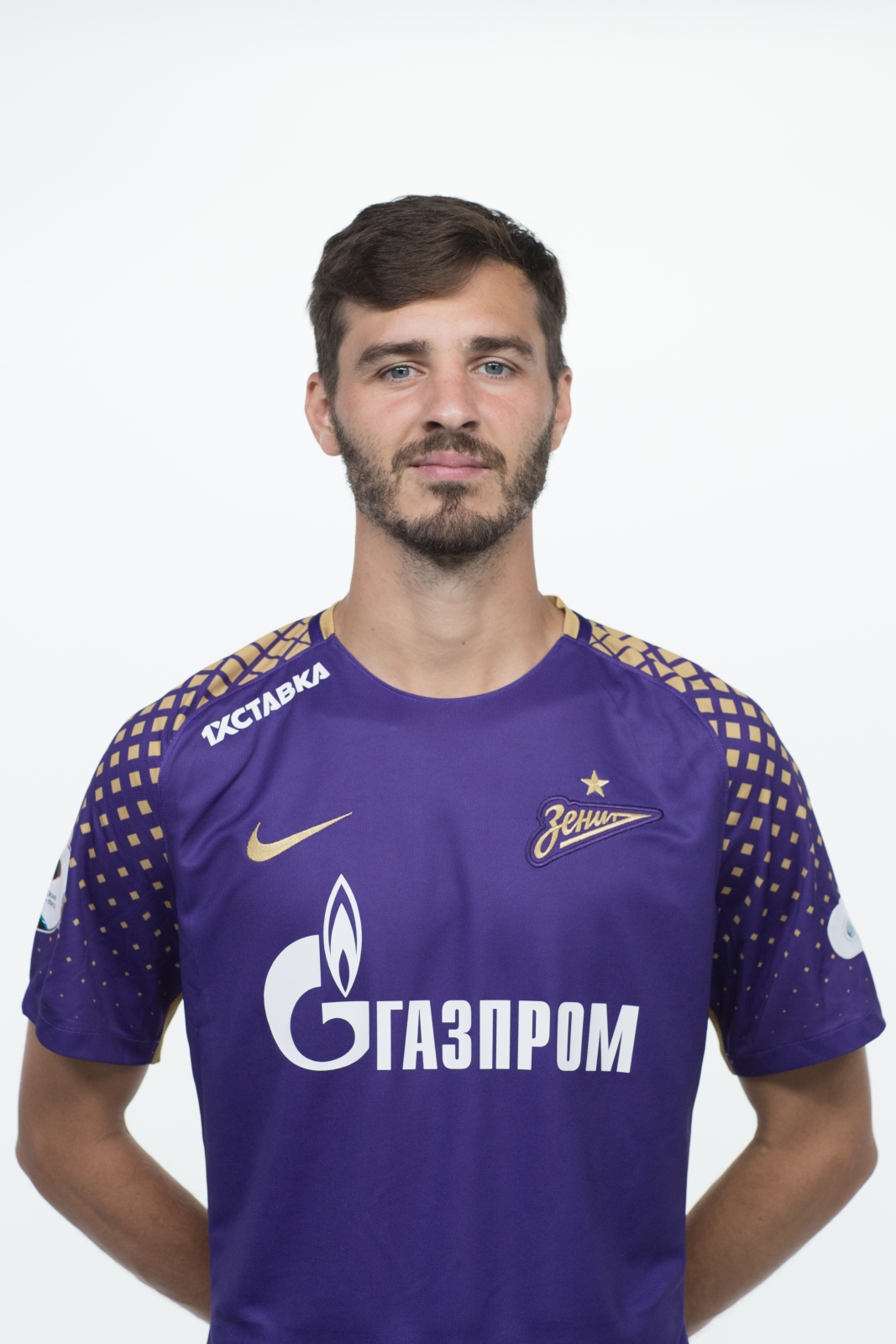 Фотосессия футболистов и тренеров основного состава ФК «Зенит» сезона 2018/19