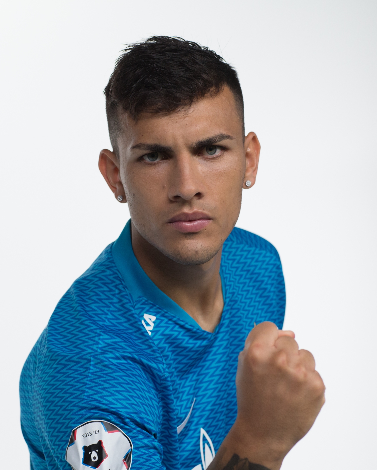 Фотосессия футболистов и тренеров основного состава ФК «Зенит» сезона 2018/19