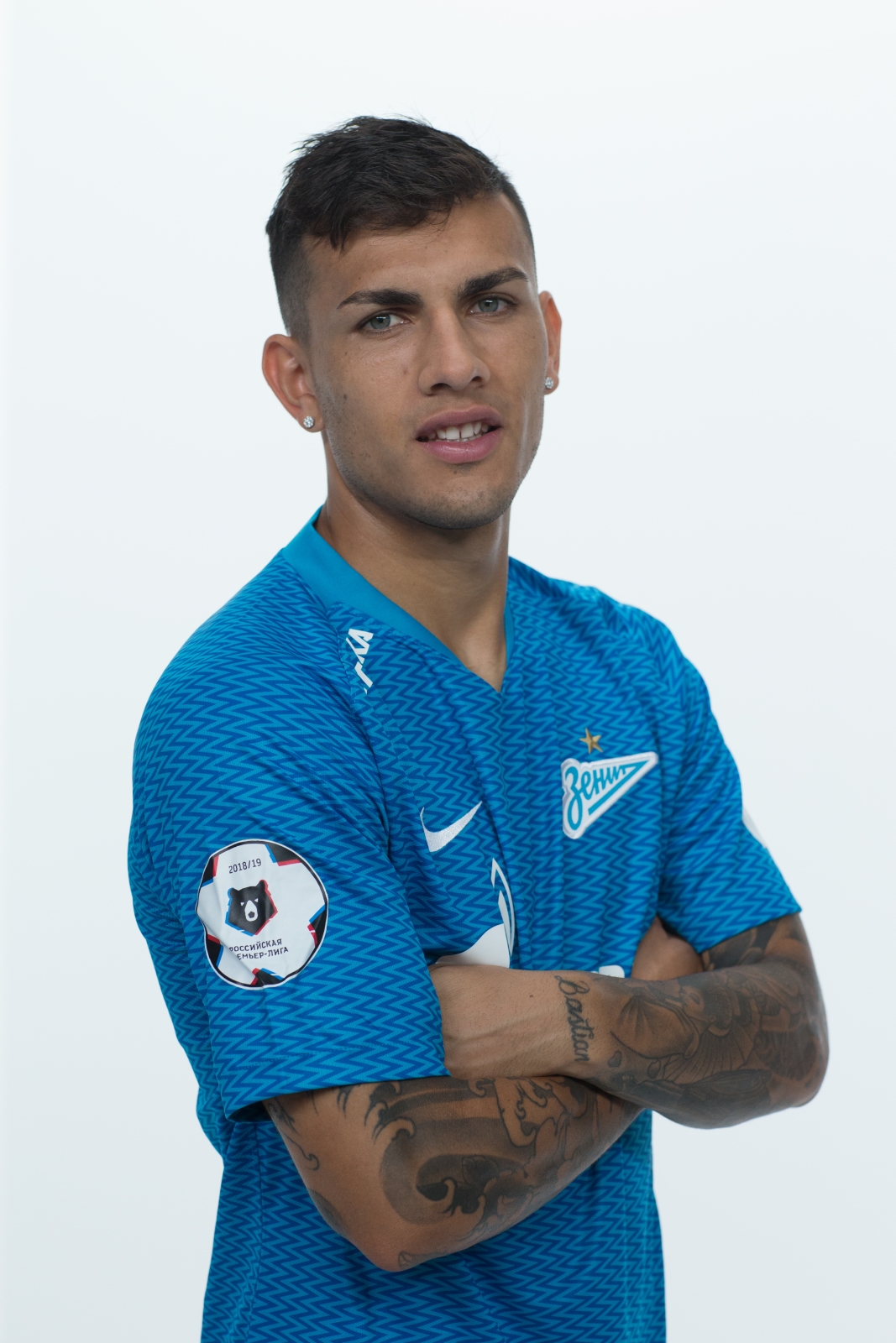 Фотосессия футболистов и тренеров основного состава ФК «Зенит» сезона 2018/19