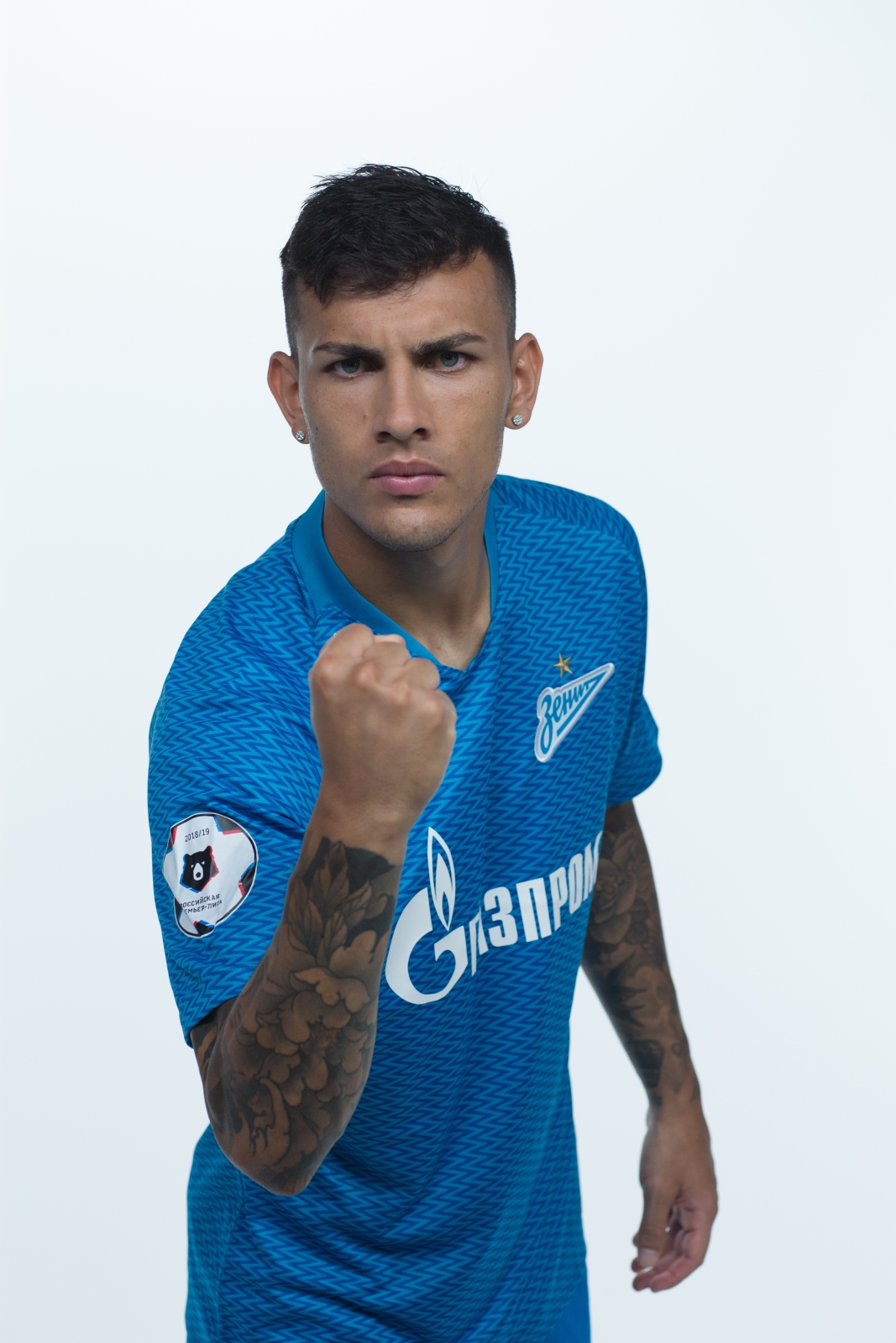 Фотосессия футболистов и тренеров основного состава ФК «Зенит» сезона 2018/19