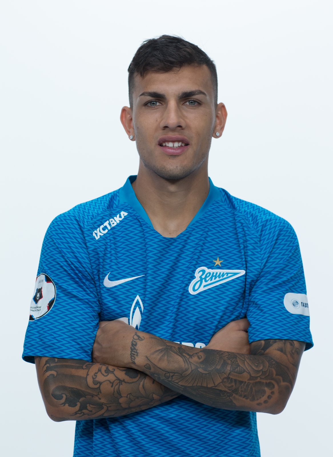 Фотосессия футболистов и тренеров основного состава ФК «Зенит» сезона 2018/19