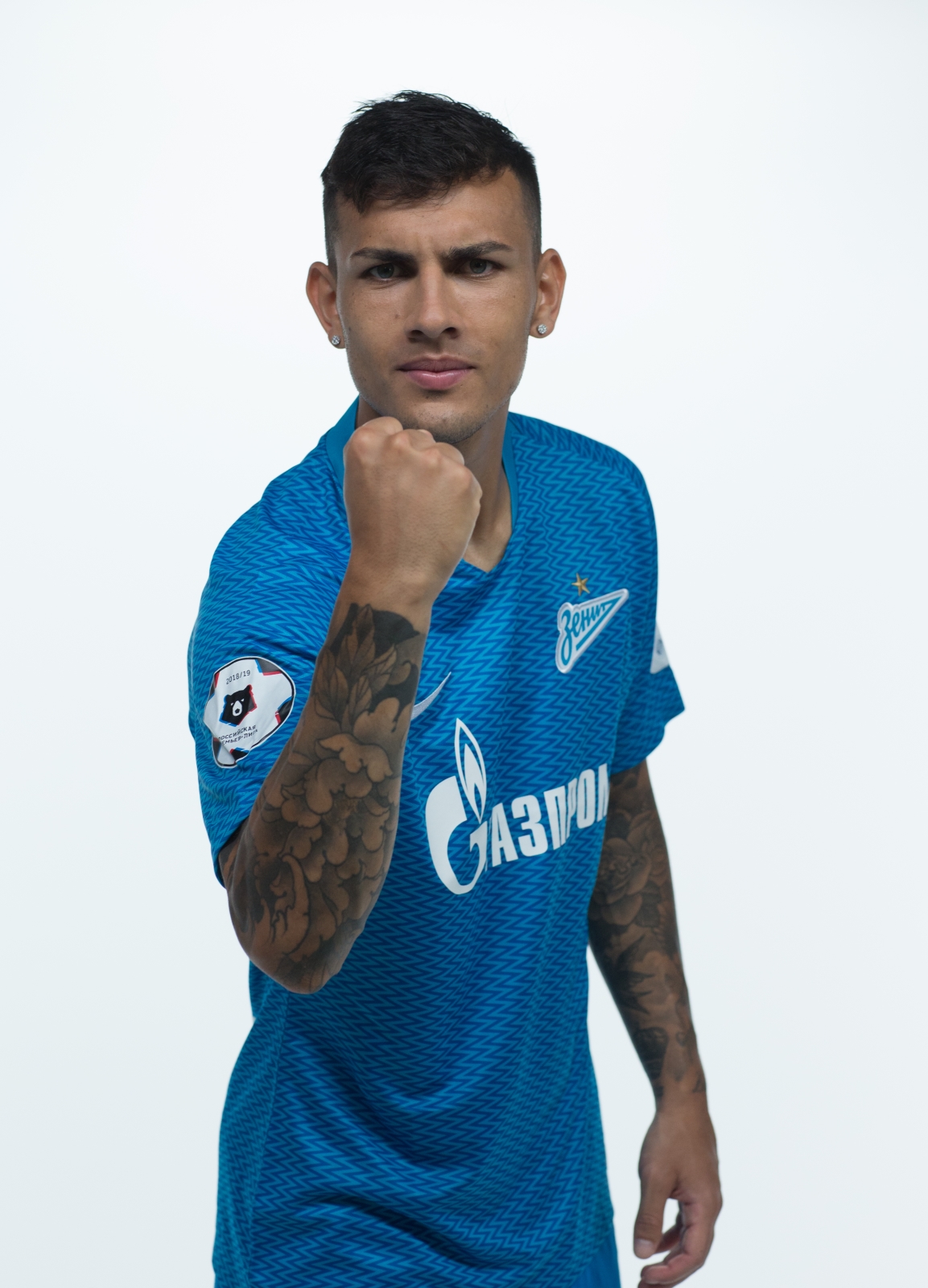 Фотосессия футболистов и тренеров основного состава ФК «Зенит» сезона 2018/19