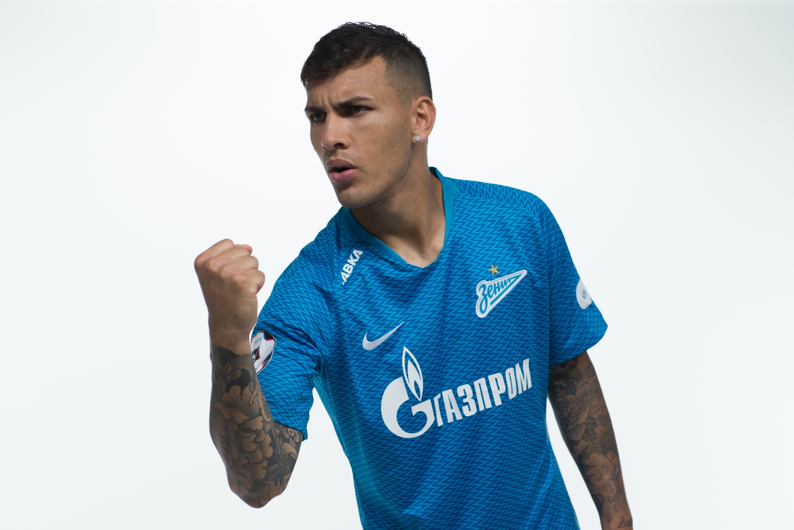 Фотосессия футболистов и тренеров основного состава ФК «Зенит» сезона 2018/19