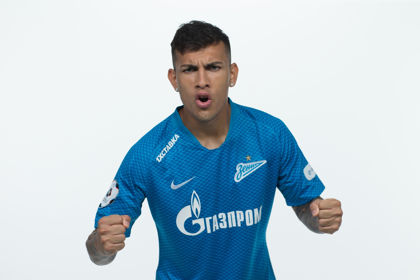 Фотосессия футболистов и тренеров основного состава ФК «Зенит» сезона 2018/19