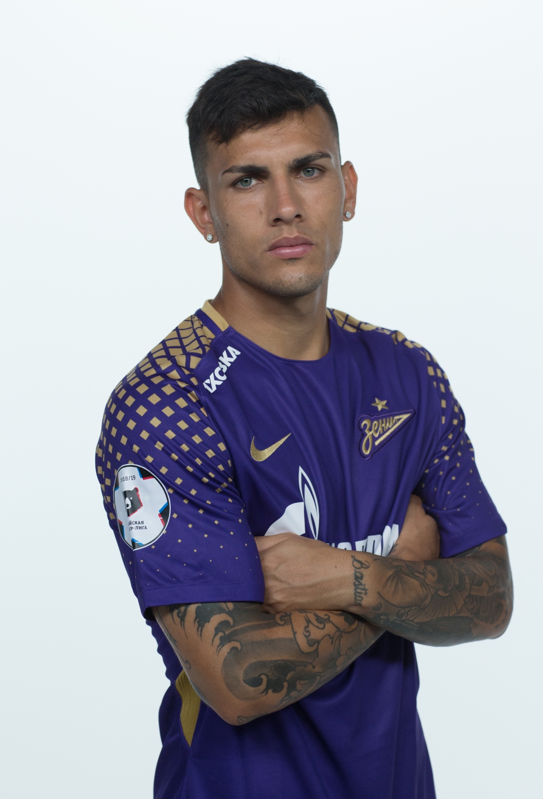 Фотосессия футболистов и тренеров основного состава ФК «Зенит» сезона 2018/19