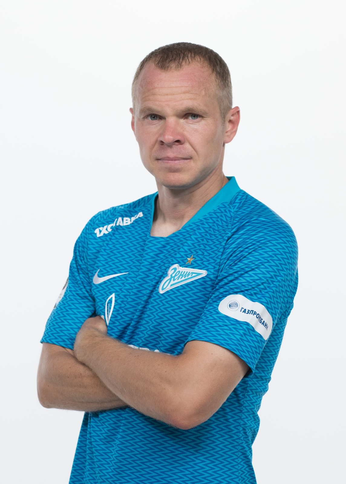 Фотосессия футболистов и тренеров основного состава ФК «Зенит» сезона 2018/19