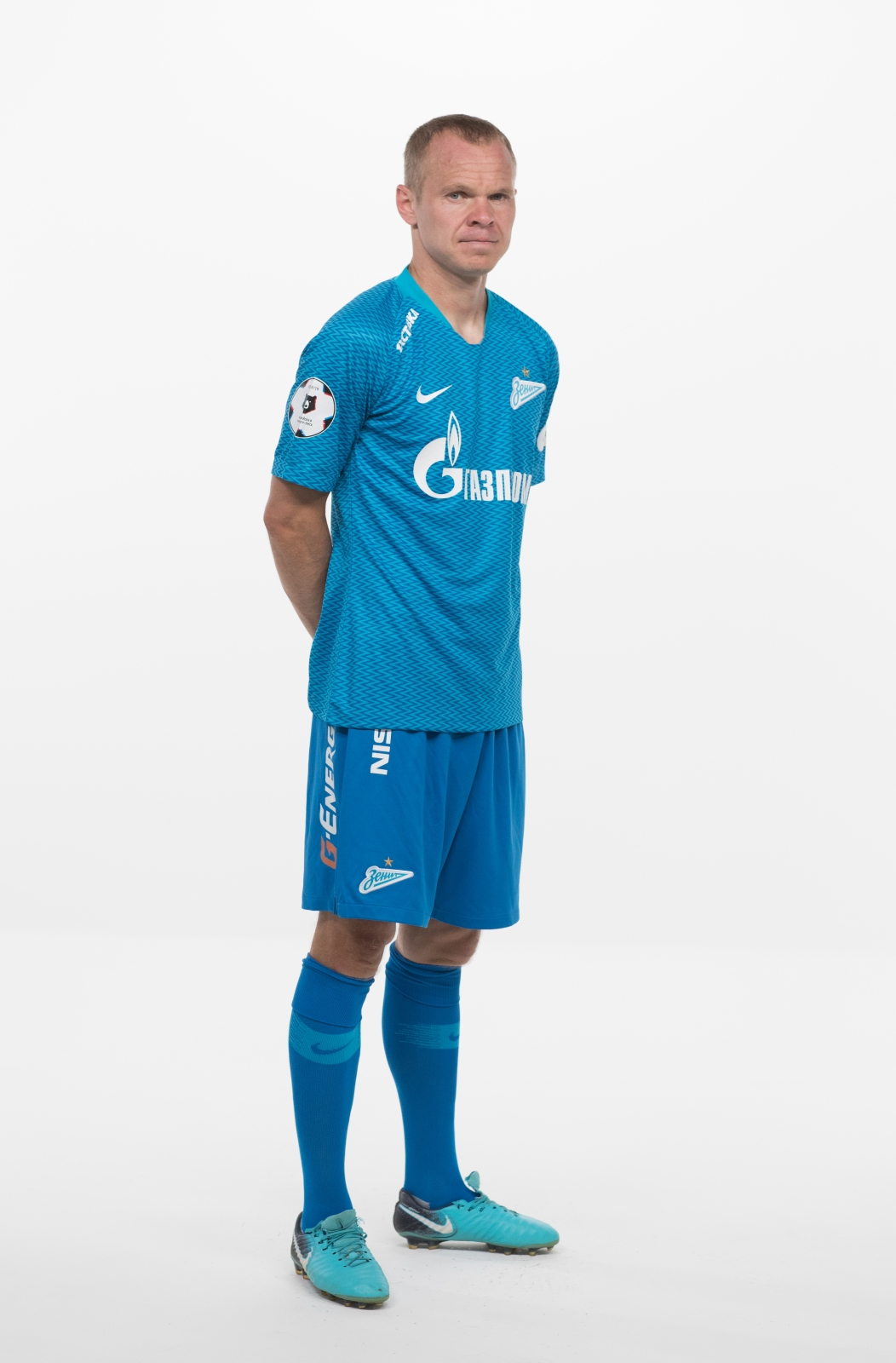 Фотосессия футболистов и тренеров основного состава ФК «Зенит» сезона 2018/19