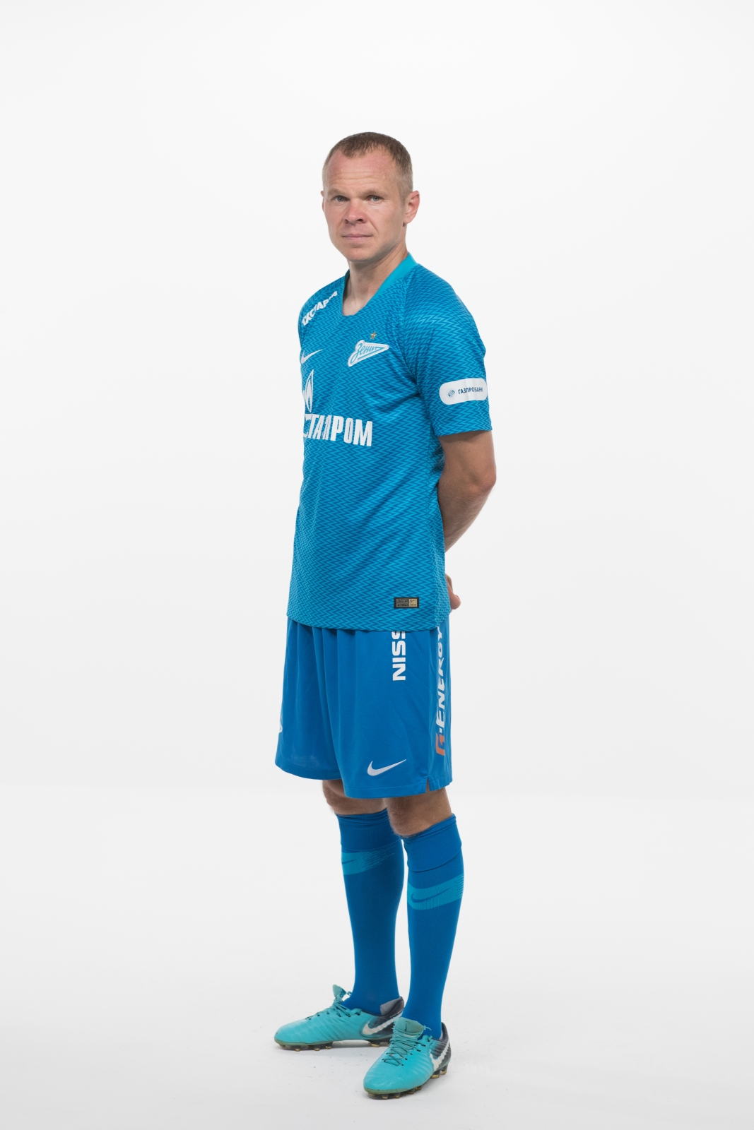 Фотосессия футболистов и тренеров основного состава ФК «Зенит» сезона 2018/19