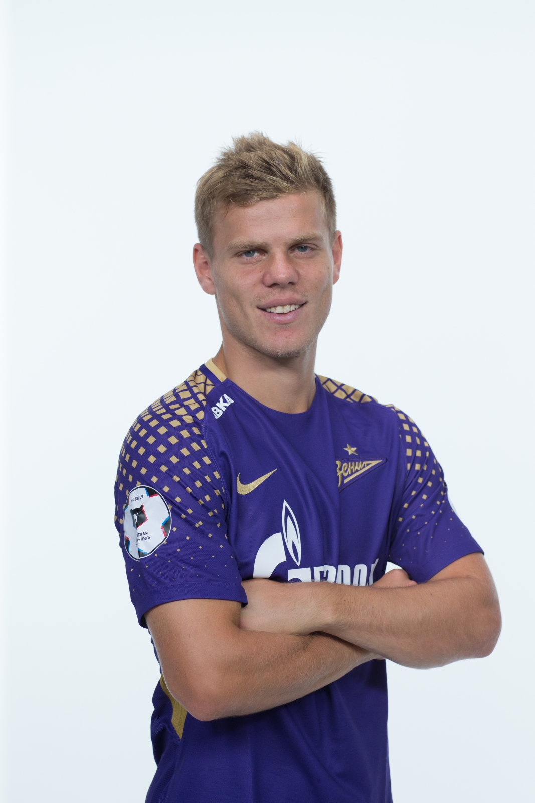 Фотосессия футболистов и тренеров основного состава ФК «Зенит» сезона 2018/19