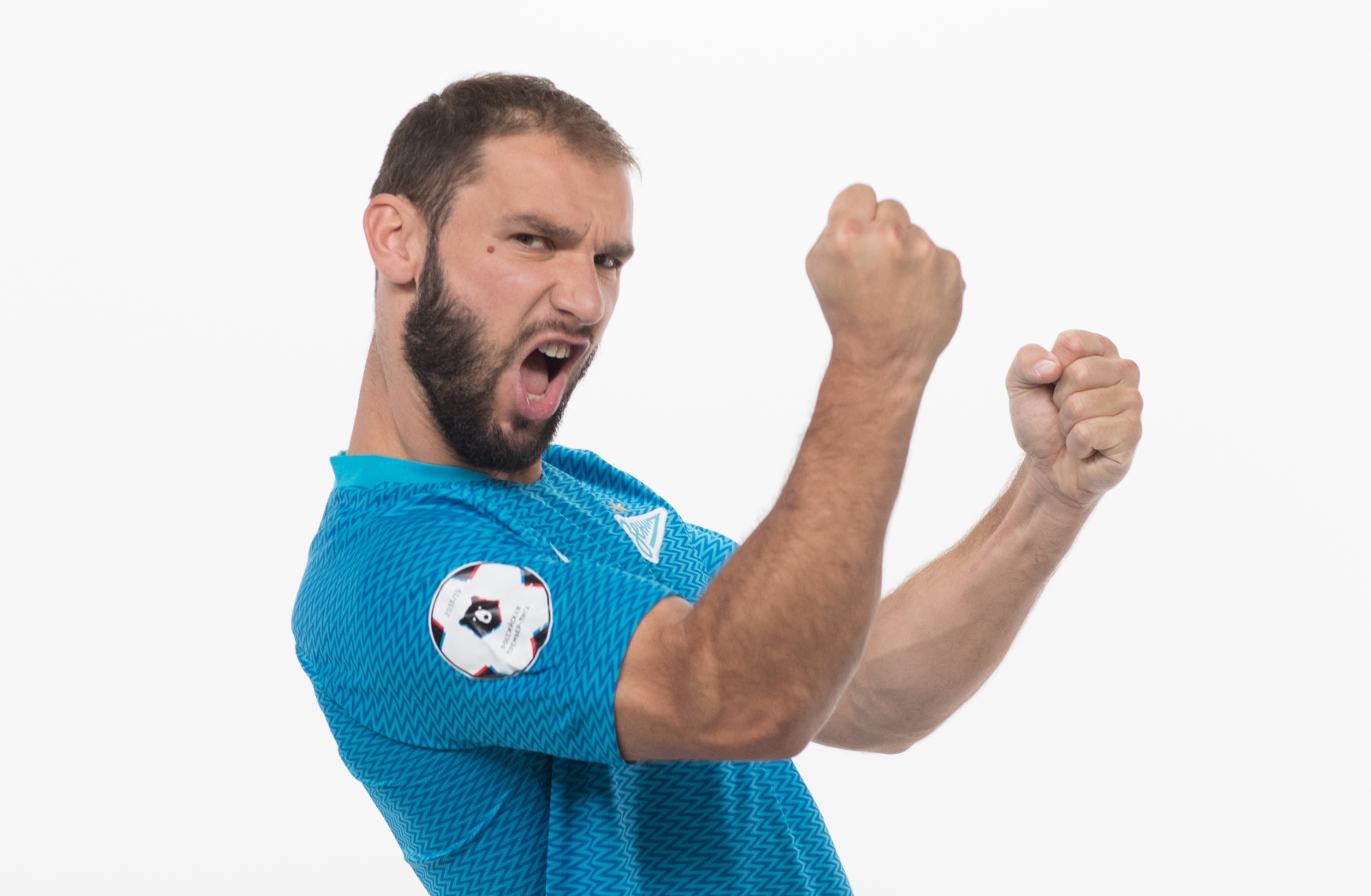 Фотосессия футболистов и тренеров основного состава ФК «Зенит» сезона 2018/19