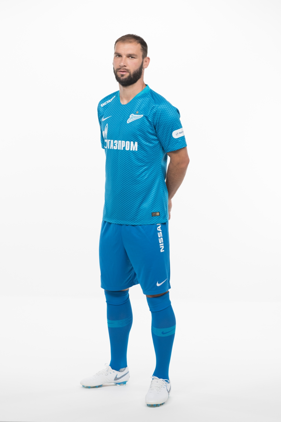 Фотосессия футболистов и тренеров основного состава ФК «Зенит» сезона 2018/19