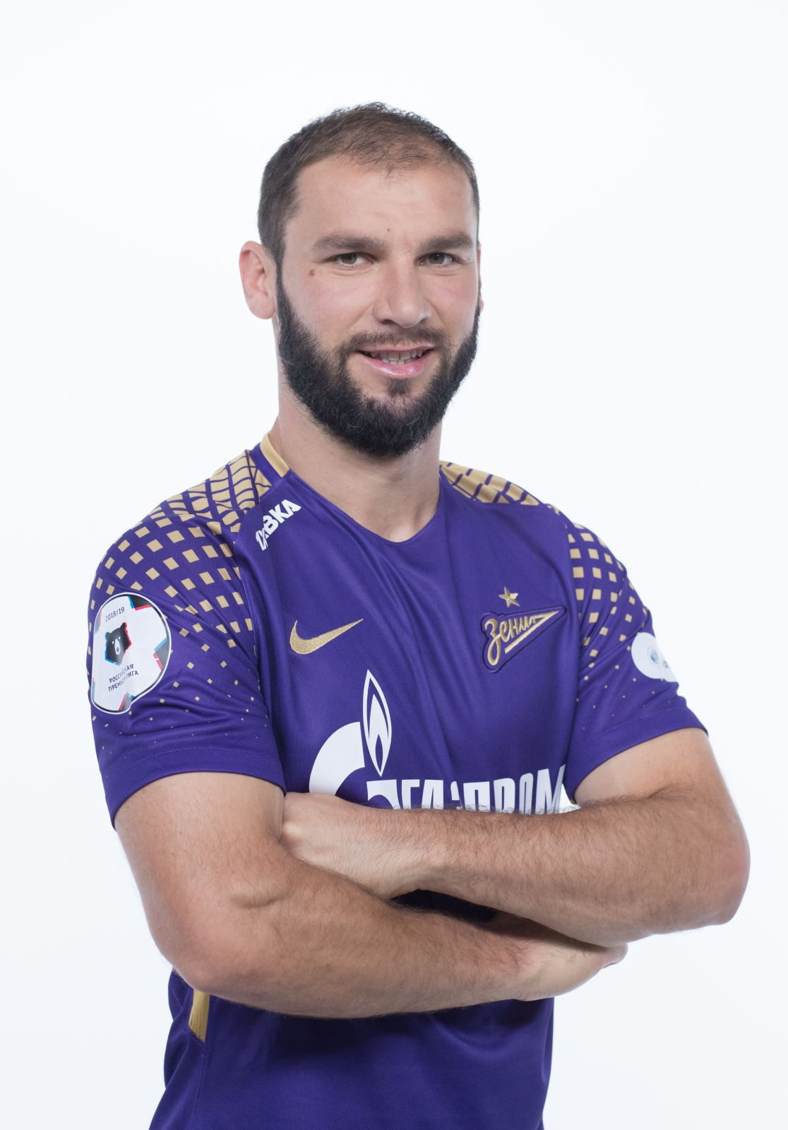 Фотосессия футболистов и тренеров основного состава ФК «Зенит» сезона 2018/19