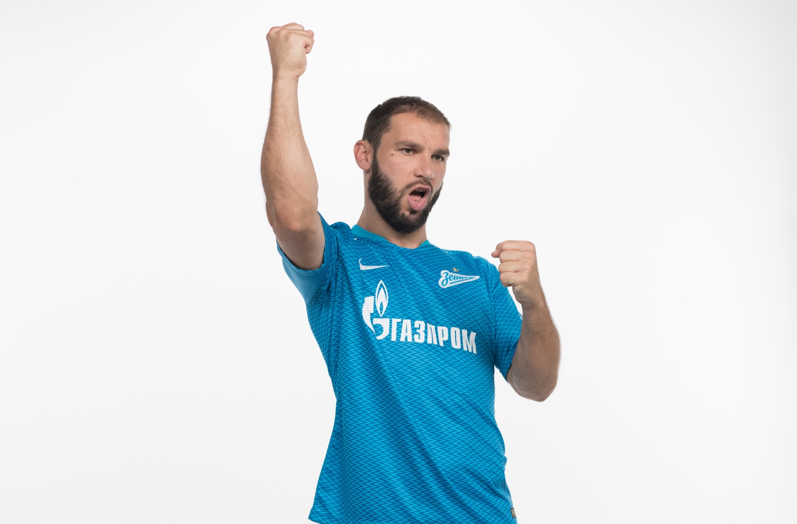 Фотосессия футболистов и тренеров основного состава ФК «Зенит» сезона 2018/19