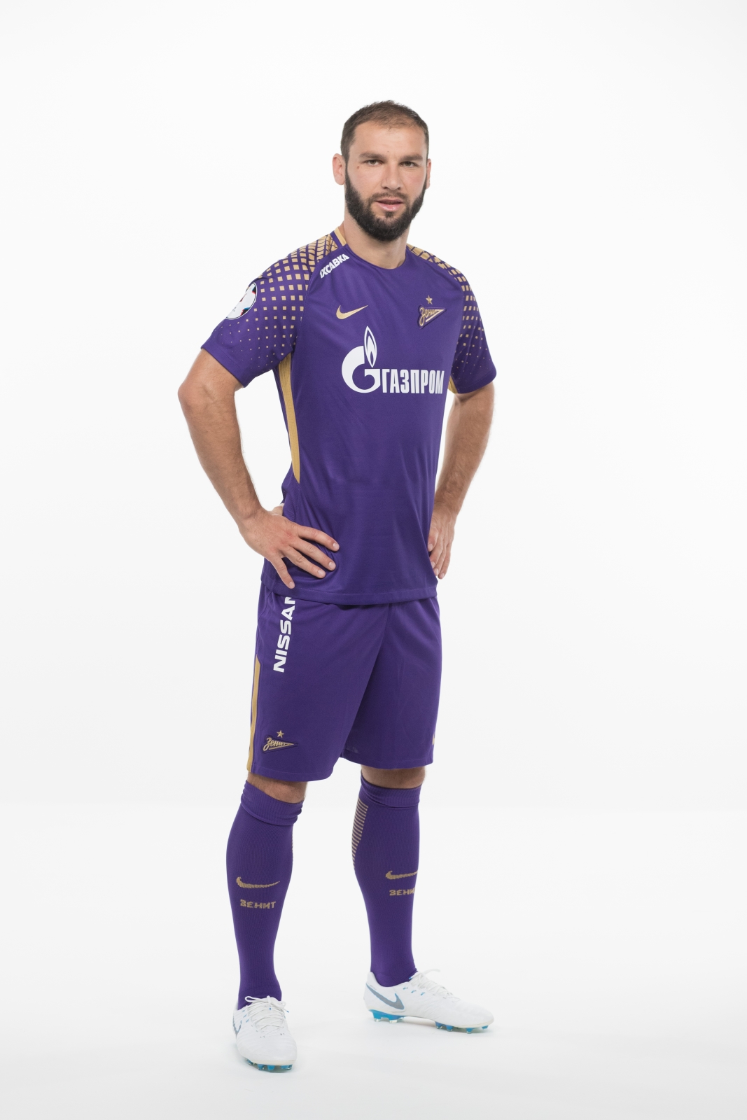 Фотосессия футболистов и тренеров основного состава ФК «Зенит» сезона 2018/19