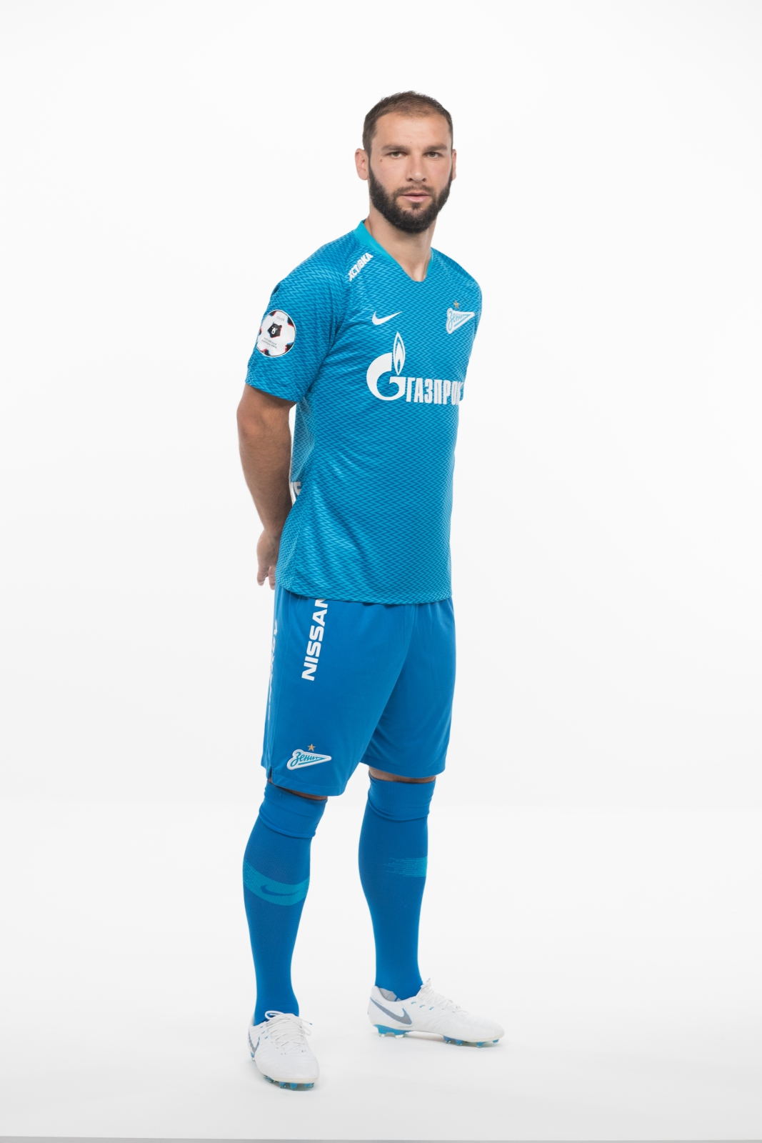 Фотосессия футболистов и тренеров основного состава ФК «Зенит» сезона 2018/19