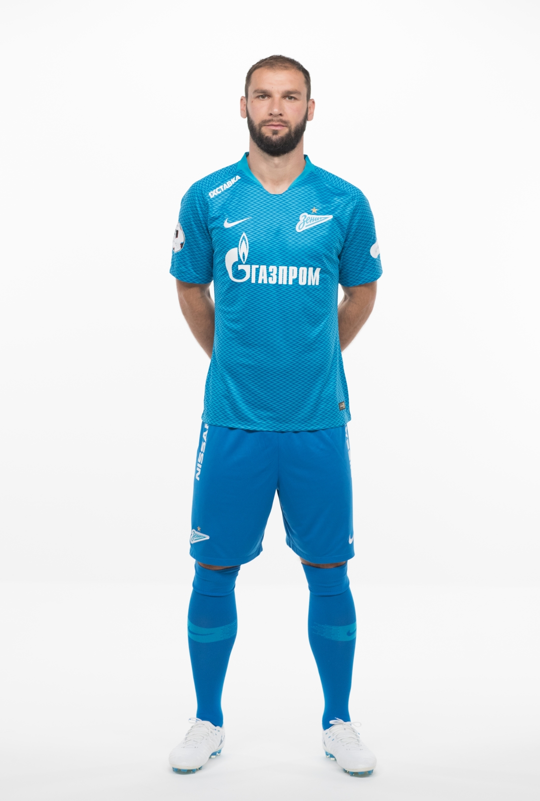 Фотосессия футболистов и тренеров основного состава ФК «Зенит» сезона 2018/19