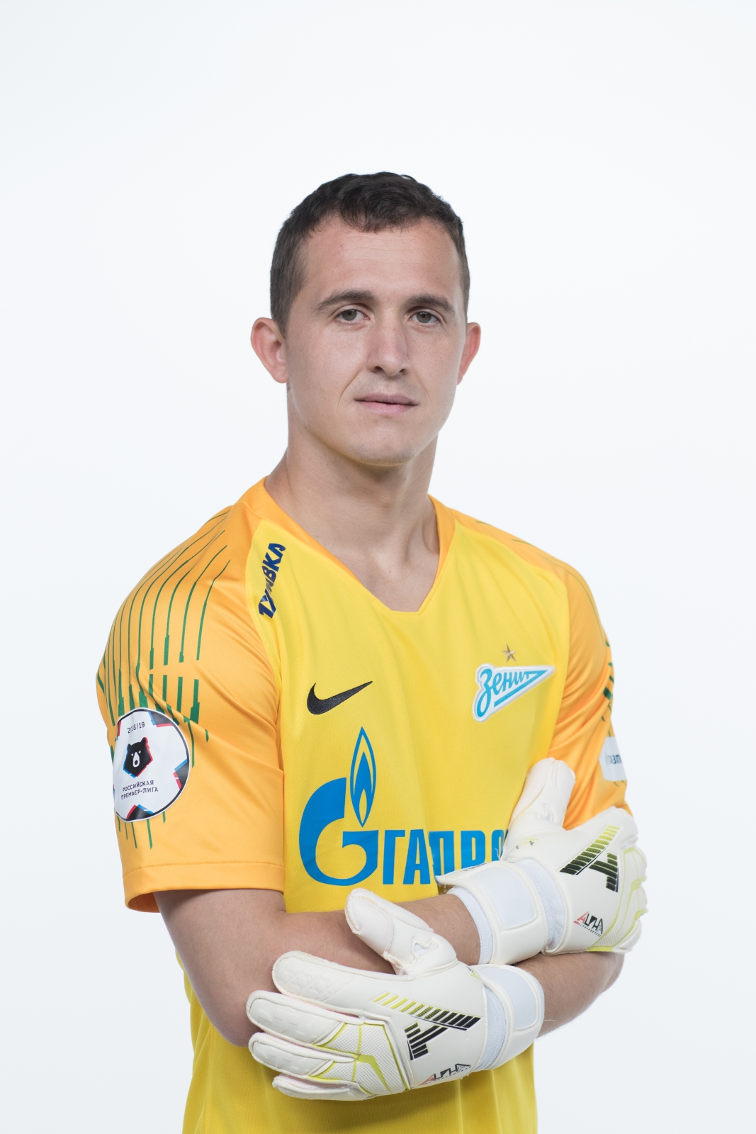 Фотосессия футболистов и тренеров основного состава ФК «Зенит» сезона 2018/19