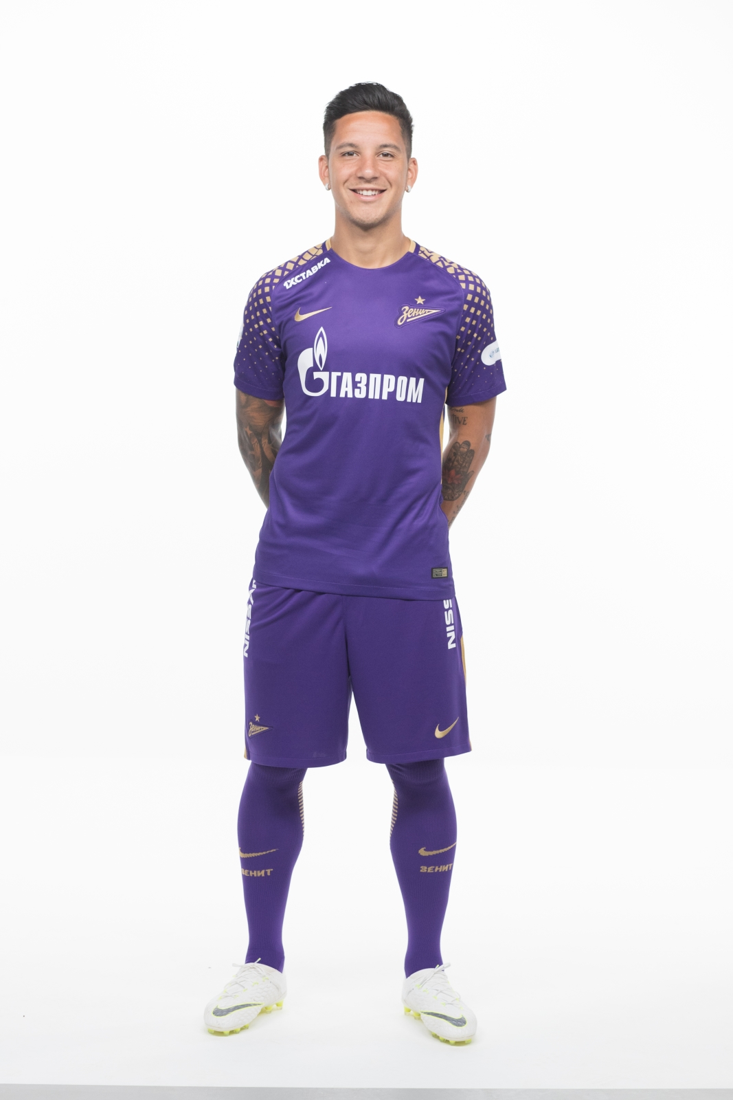 Фотосессия футболистов и тренеров основного состава ФК «Зенит» сезона 2018/19