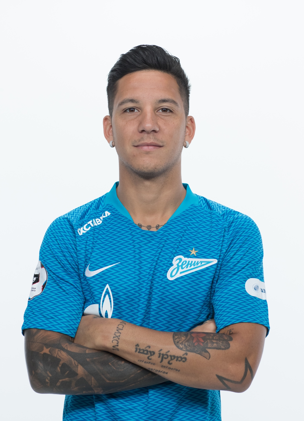 Фотосессия футболистов и тренеров основного состава ФК «Зенит» сезона 2018/19