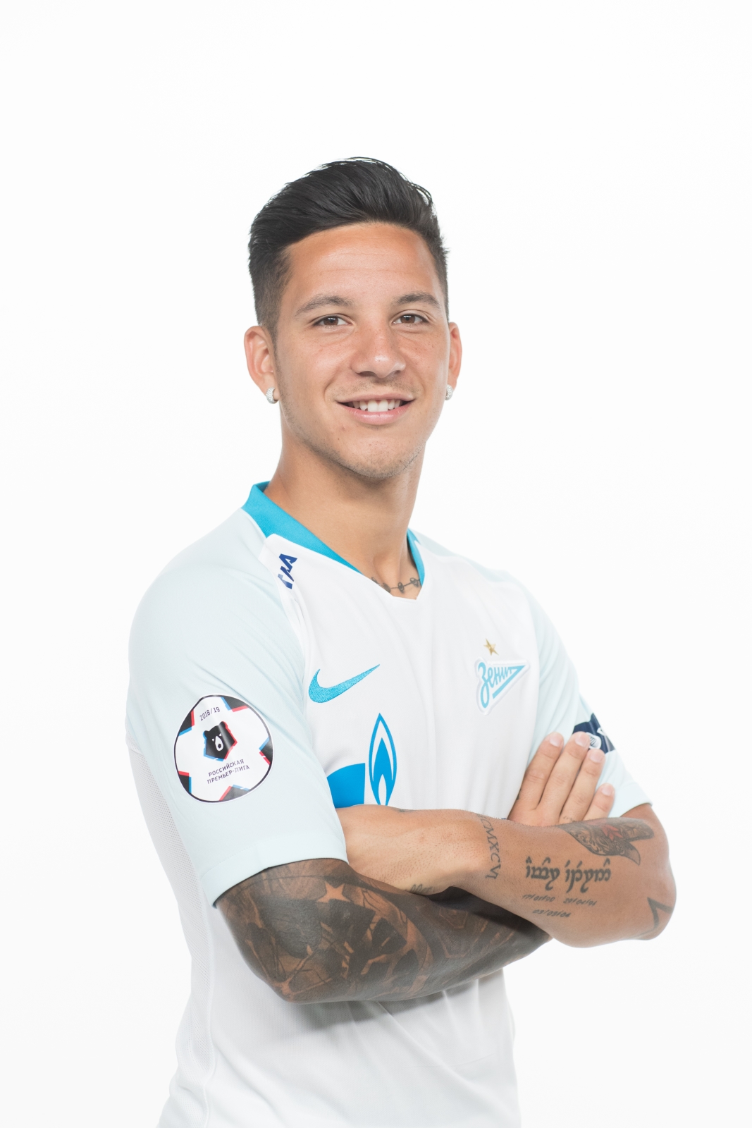 Фотосессия футболистов и тренеров основного состава ФК «Зенит» сезона 2018/19