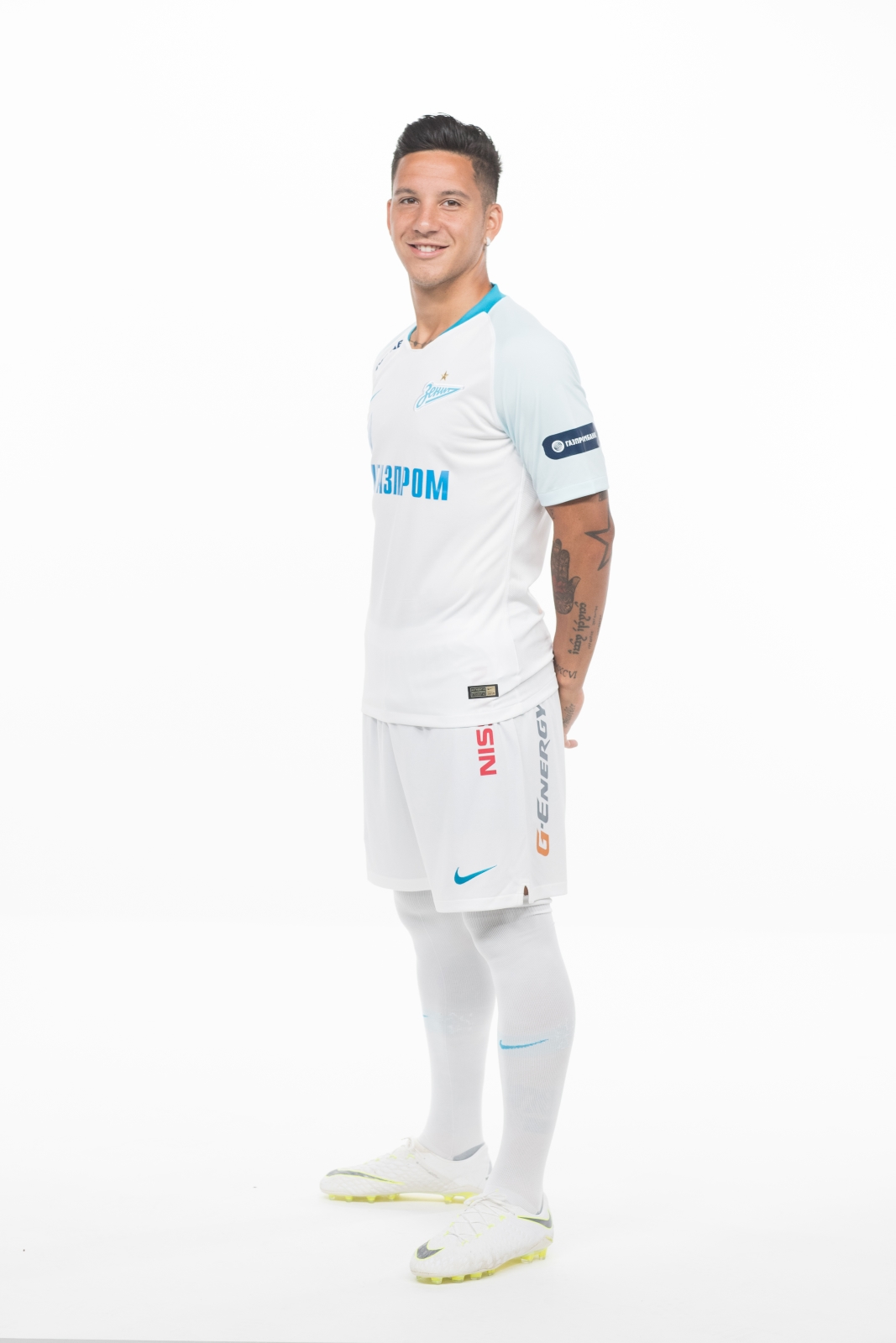 Фотосессия футболистов и тренеров основного состава ФК «Зенит» сезона 2018/19