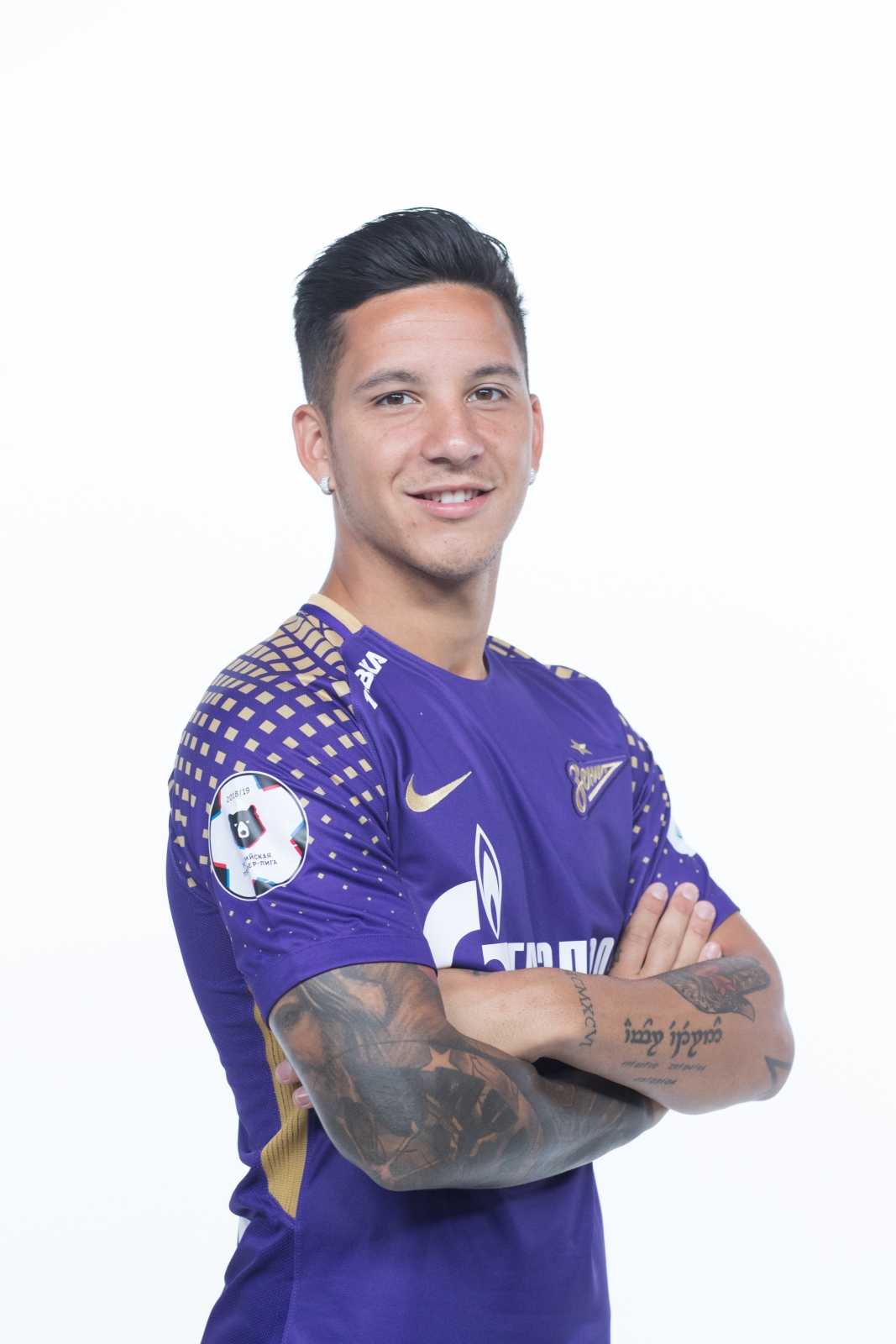 Фотосессия футболистов и тренеров основного состава ФК «Зенит» сезона 2018/19