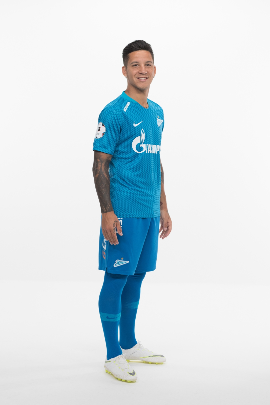 Фотосессия футболистов и тренеров основного состава ФК «Зенит» сезона 2018/19