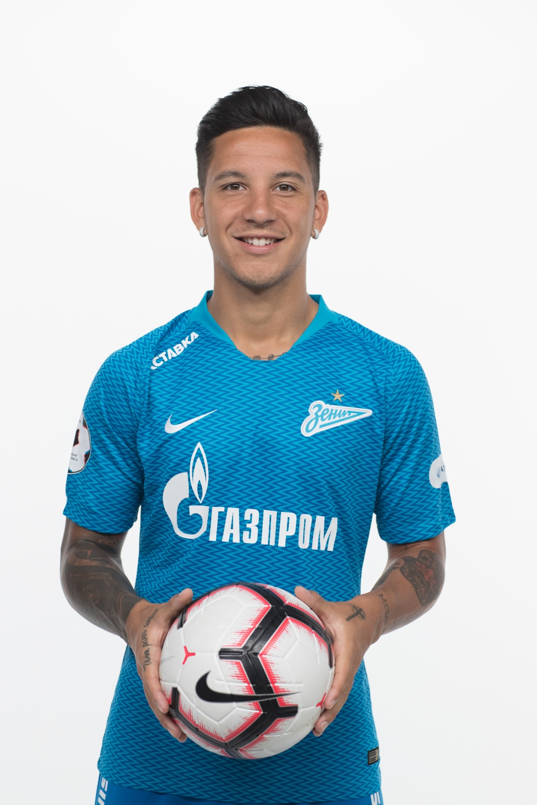 Фотосессия футболистов и тренеров основного состава ФК «Зенит» сезона 2018/19