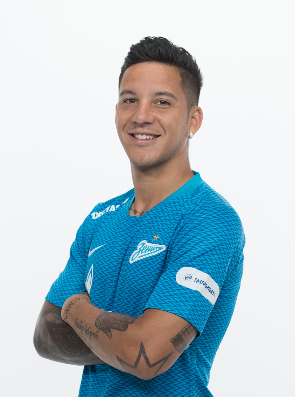 Фотосессия футболистов и тренеров основного состава ФК «Зенит» сезона 2018/19