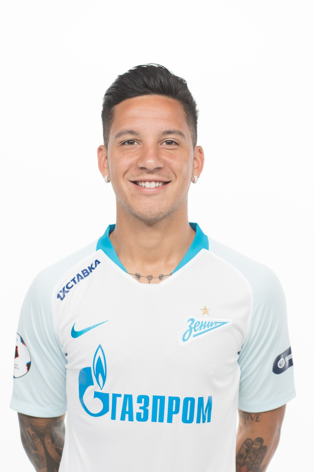 Фотосессия футболистов и тренеров основного состава ФК «Зенит» сезона 2018/19