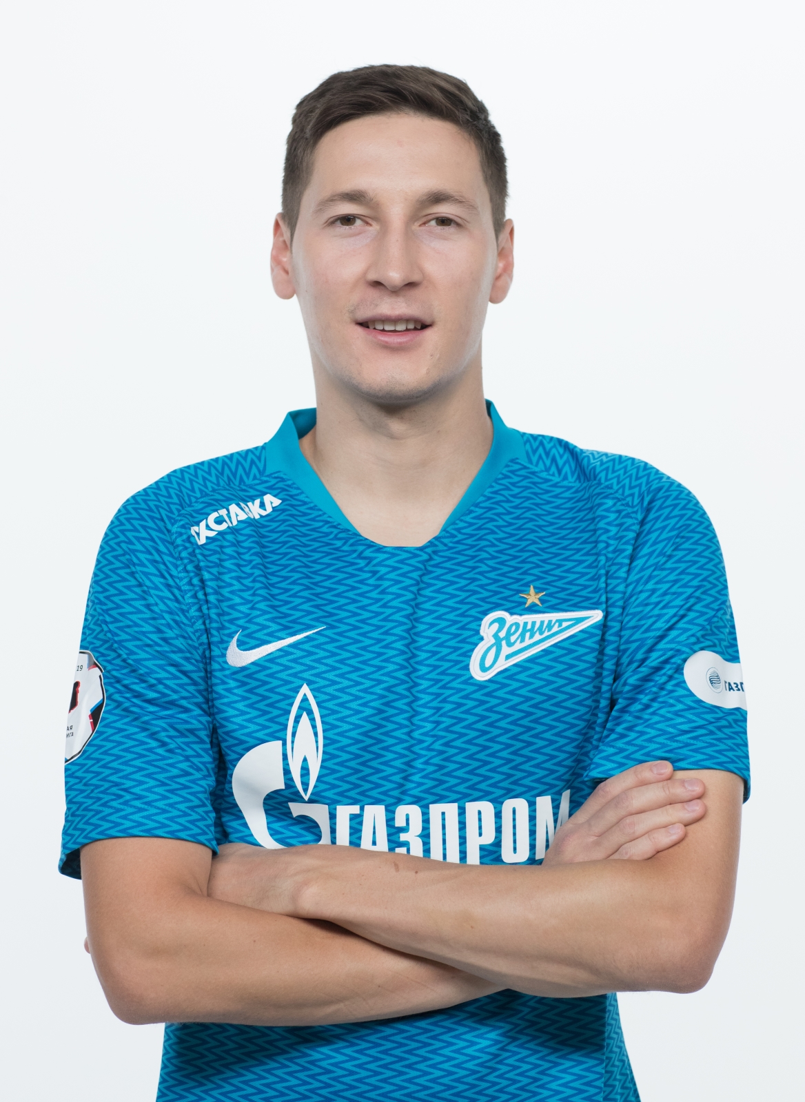 Фотосессия футболистов и тренеров основного состава ФК «Зенит» сезона 2018/19