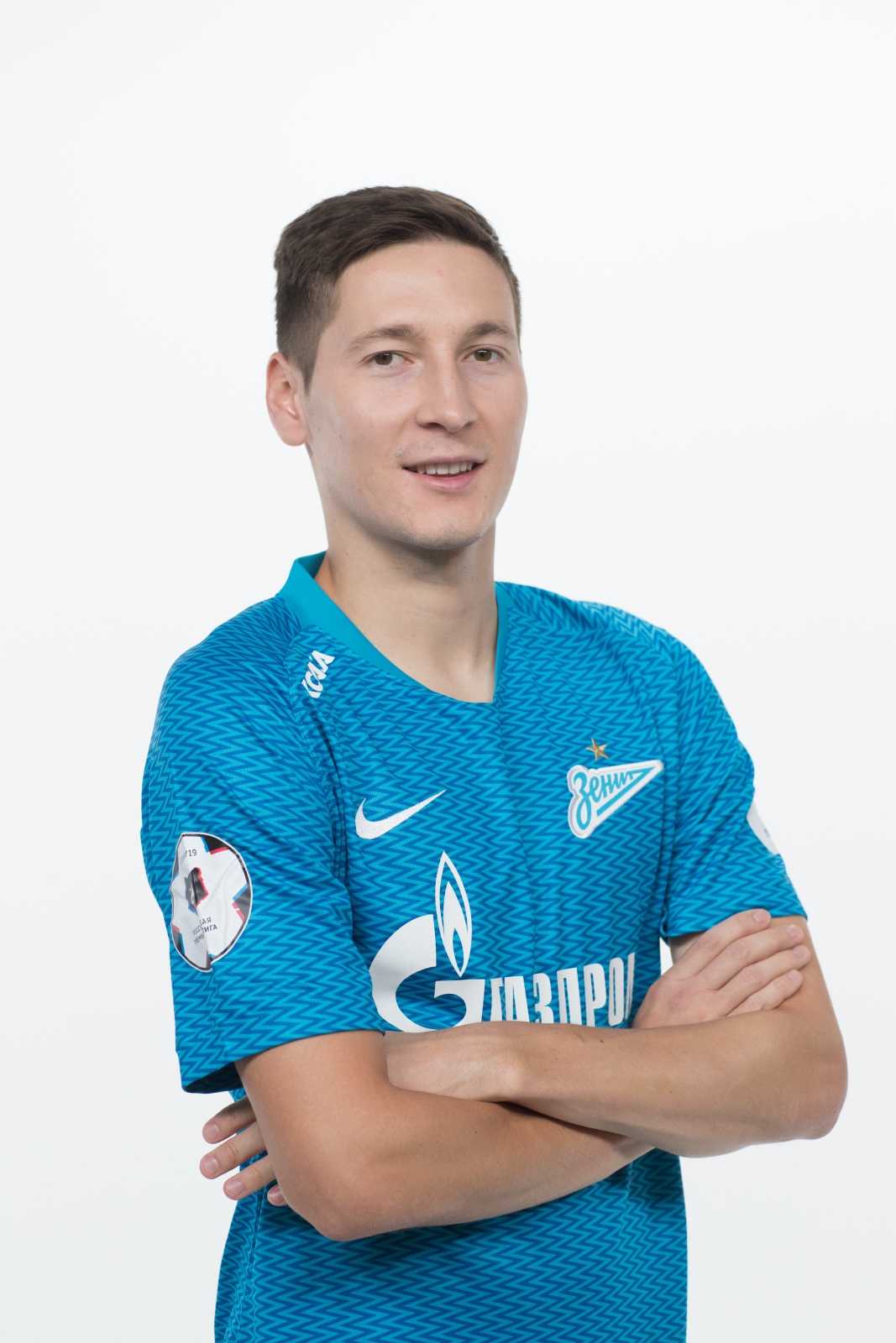 Фотосессия футболистов и тренеров основного состава ФК «Зенит» сезона 2018/19