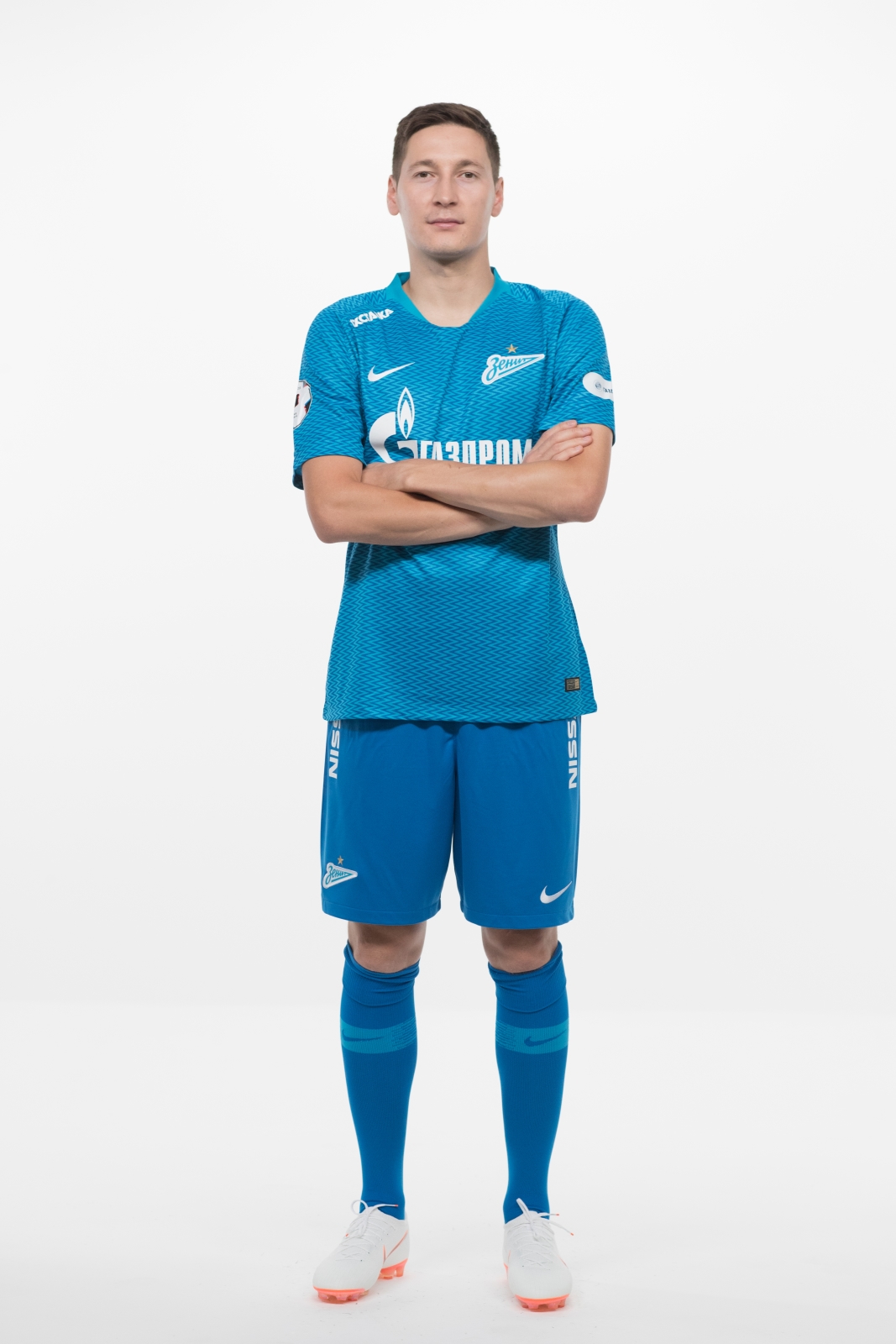 Фотосессия футболистов и тренеров основного состава ФК «Зенит» сезона 2018/19