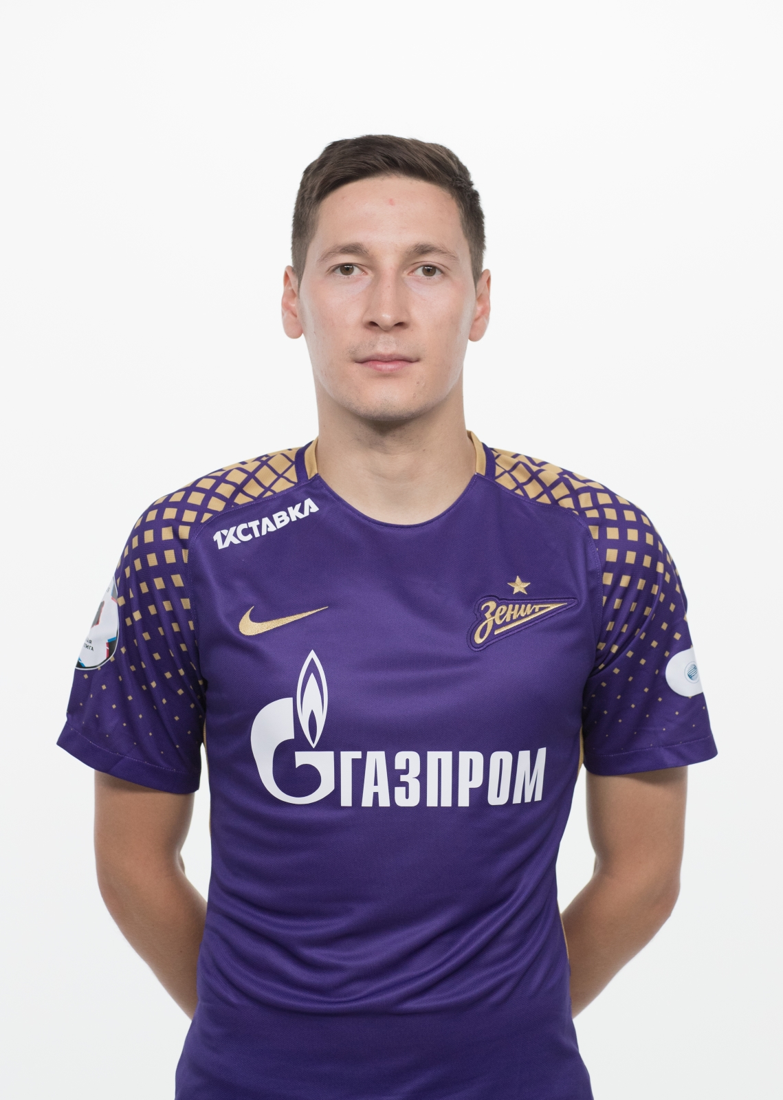 Фотосессия футболистов и тренеров основного состава ФК «Зенит» сезона 2018/19