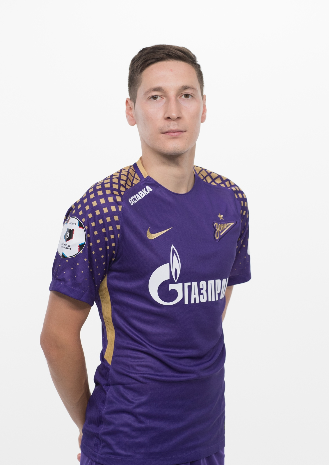 Фотосессия футболистов и тренеров основного состава ФК «Зенит» сезона 2018/19