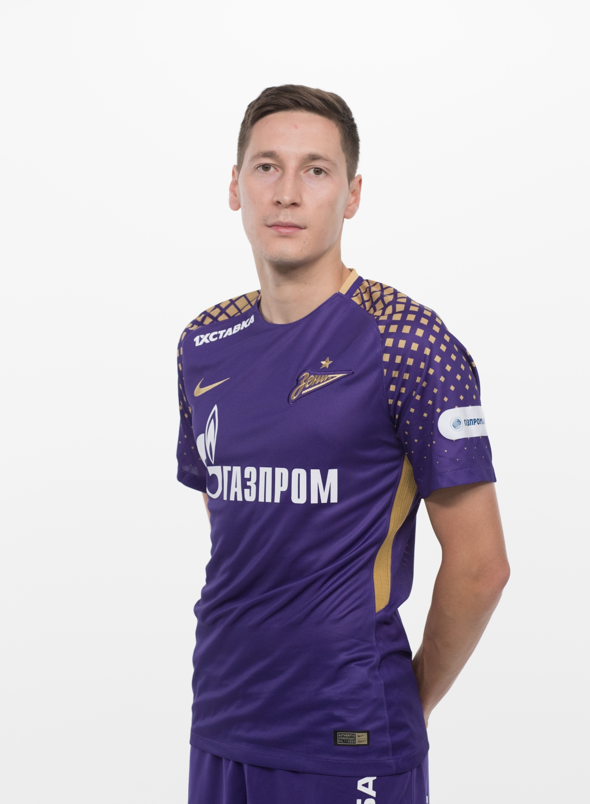 Фотосессия футболистов и тренеров основного состава ФК «Зенит» сезона 2018/19