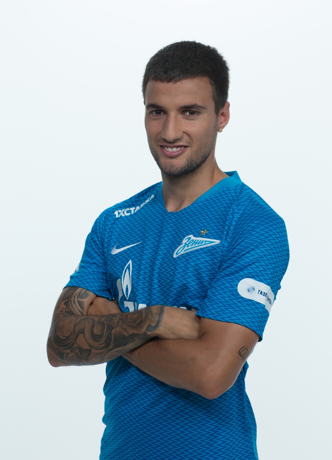 Фотосессия футболистов и тренеров основного состава ФК «Зенит» сезона 2018/19