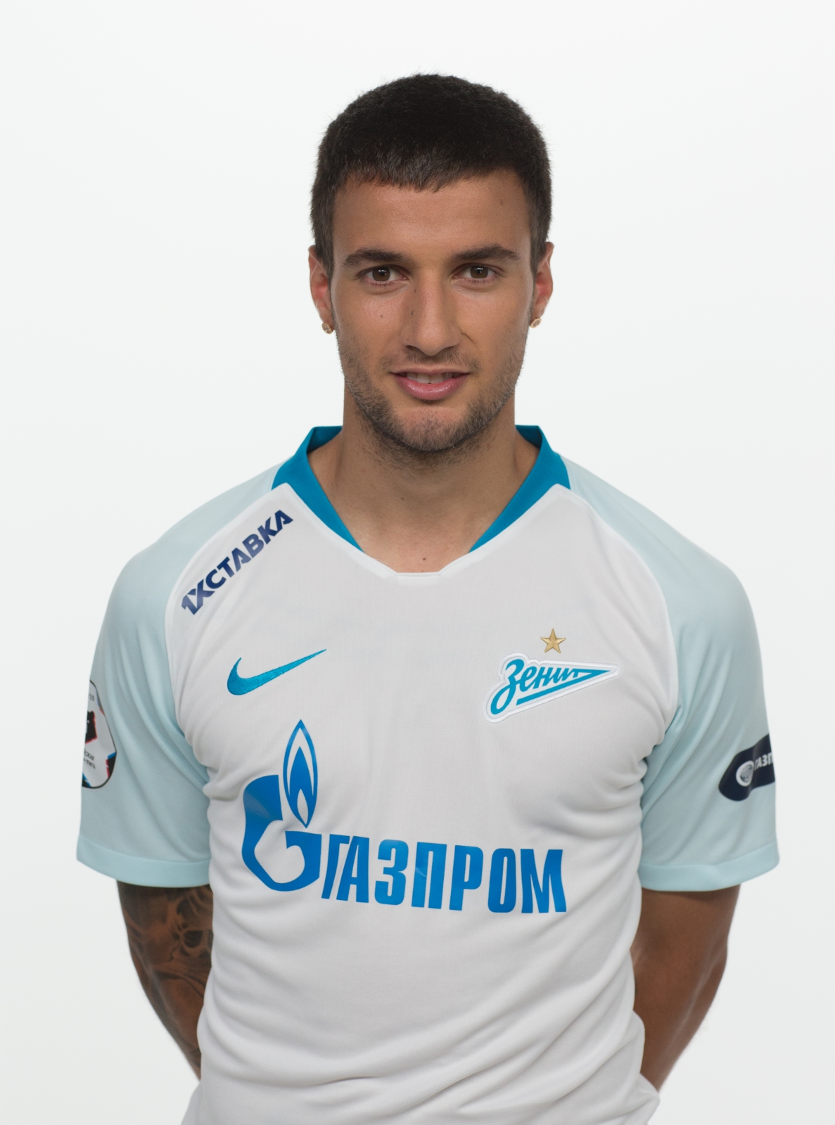 Фотосессия футболистов и тренеров основного состава ФК «Зенит» сезона 2018/19