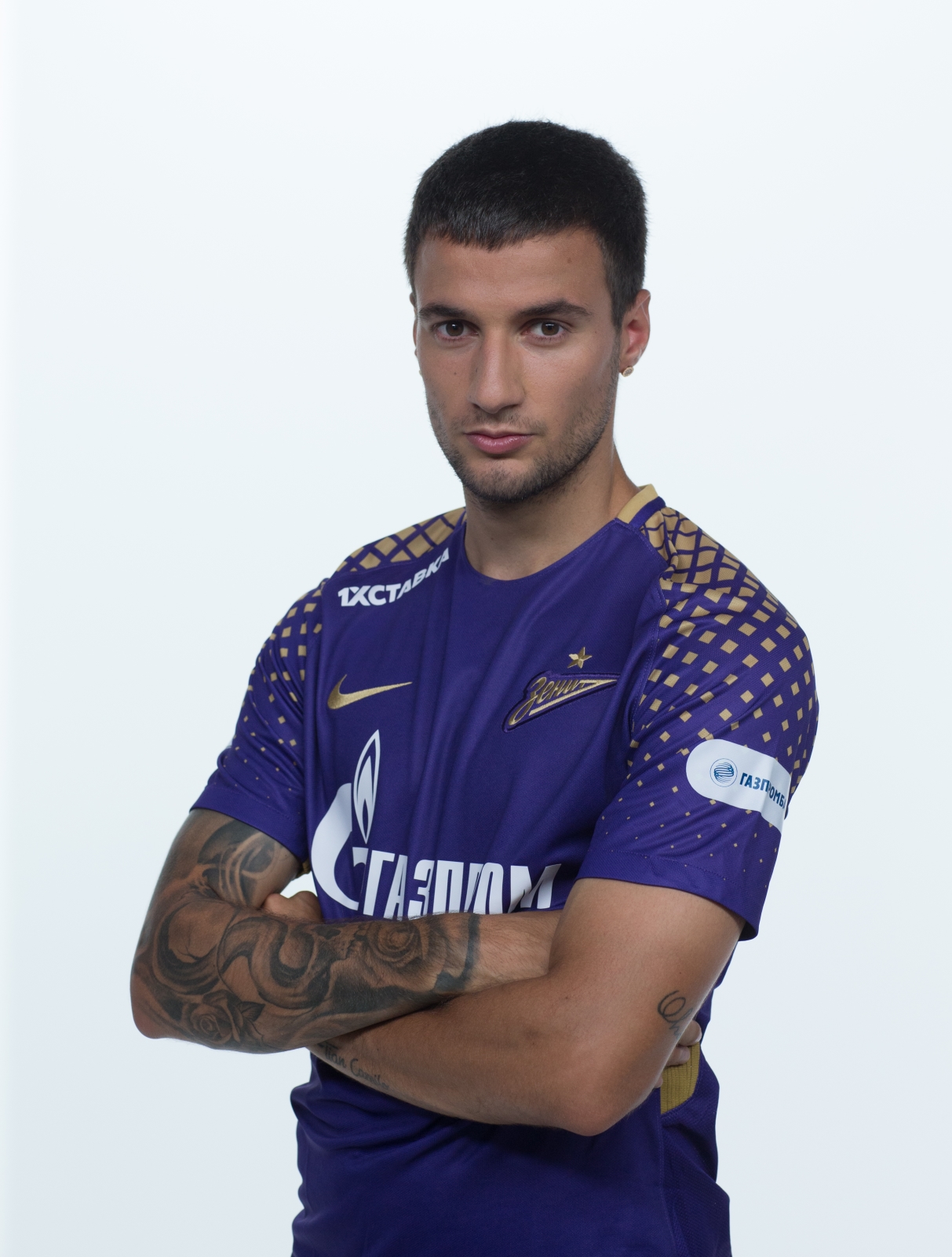 Фотосессия футболистов и тренеров основного состава ФК «Зенит» сезона 2018/19