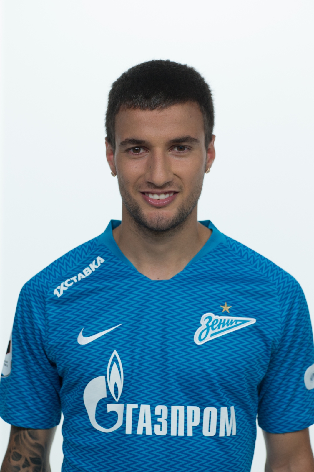 Фотосессия футболистов и тренеров основного состава ФК «Зенит» сезона 2018/19