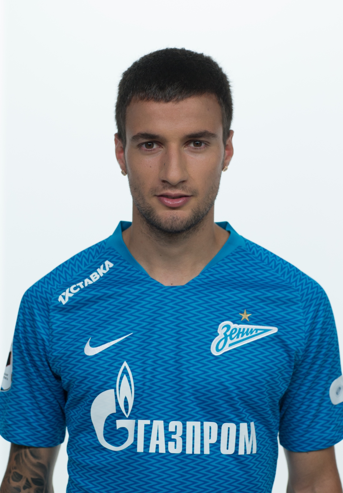 Фотосессия футболистов и тренеров основного состава ФК «Зенит» сезона 2018/19