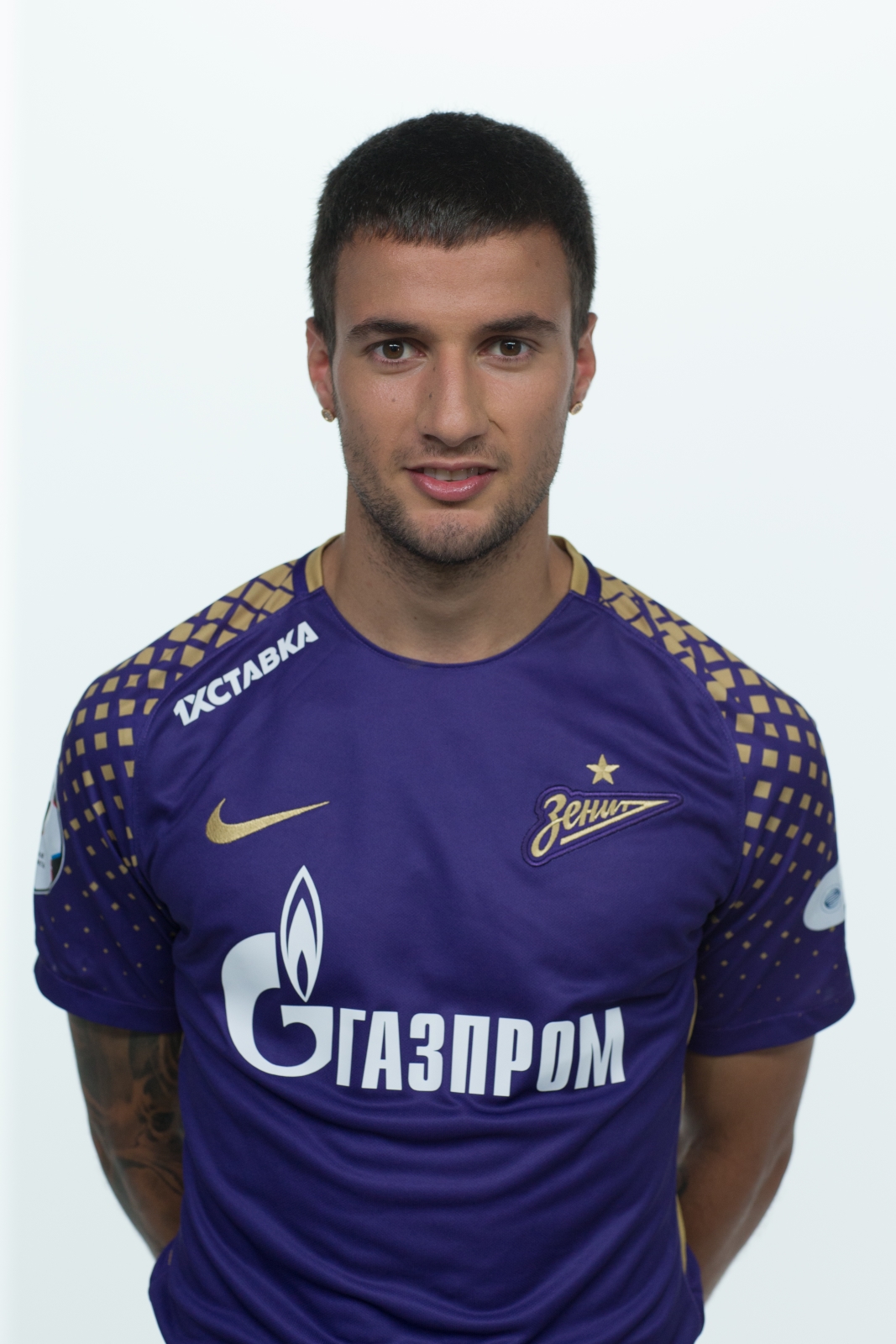 Фотосессия футболистов и тренеров основного состава ФК «Зенит» сезона 2018/19