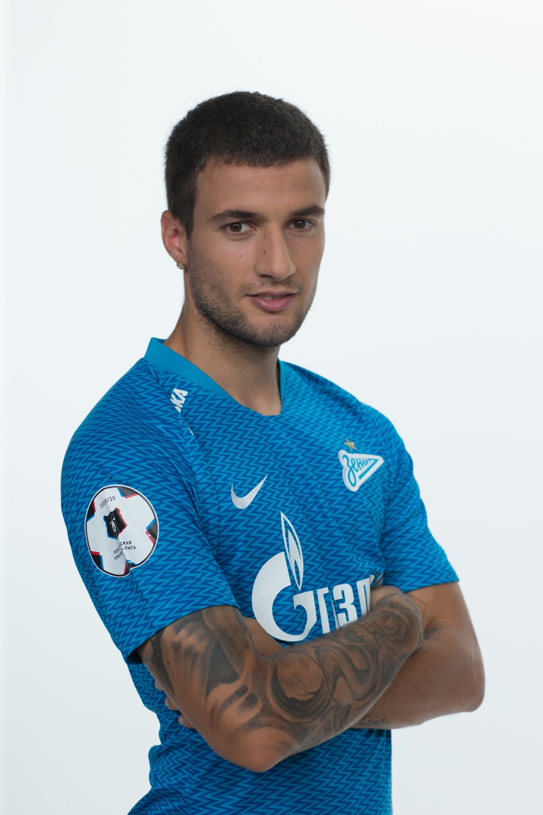 Фотосессия футболистов и тренеров основного состава ФК «Зенит» сезона 2018/19