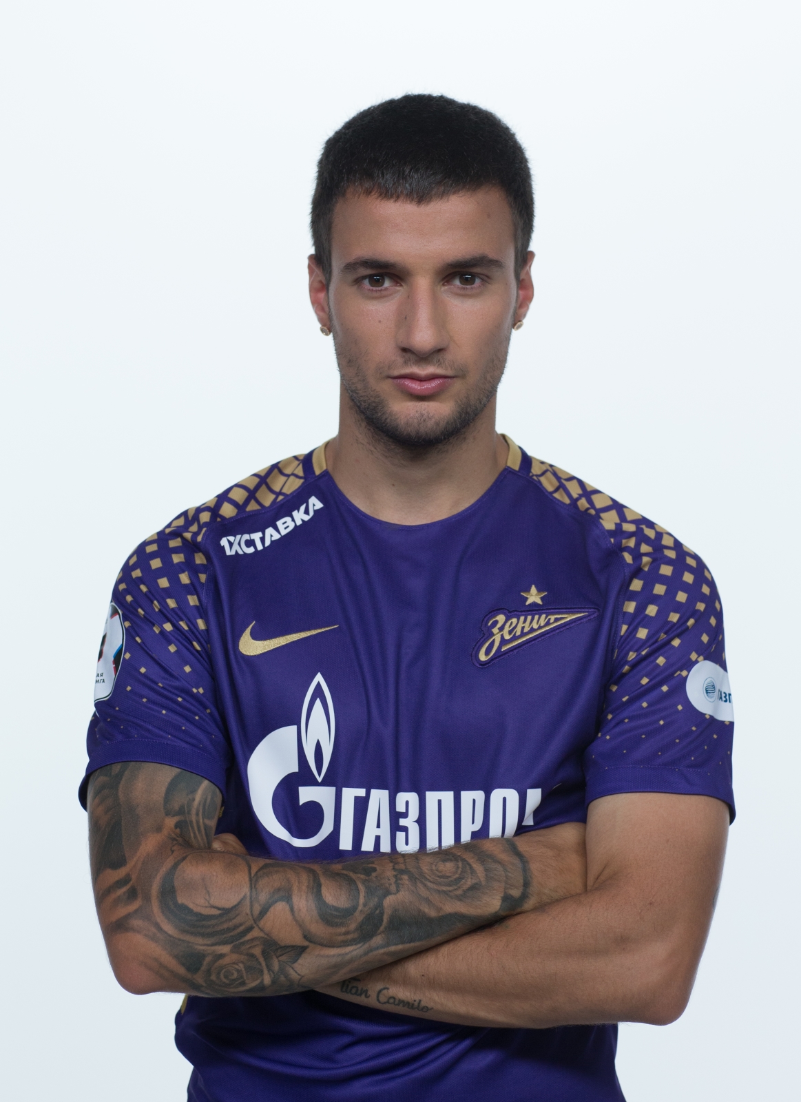 Фотосессия футболистов и тренеров основного состава ФК «Зенит» сезона 2018/19