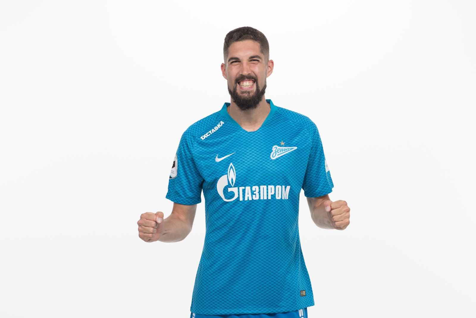 Фотосессия футболистов и тренеров основного состава ФК «Зенит» сезона 2018/19